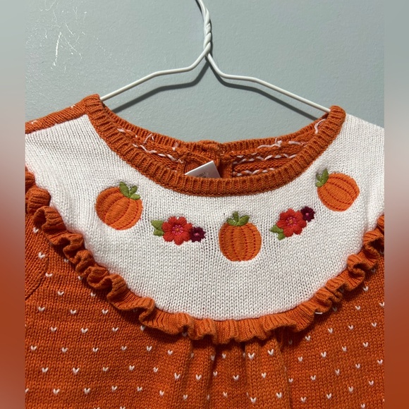 Gymbroee 100% cotton orange fall 5T Dress - Picture 8 of 8